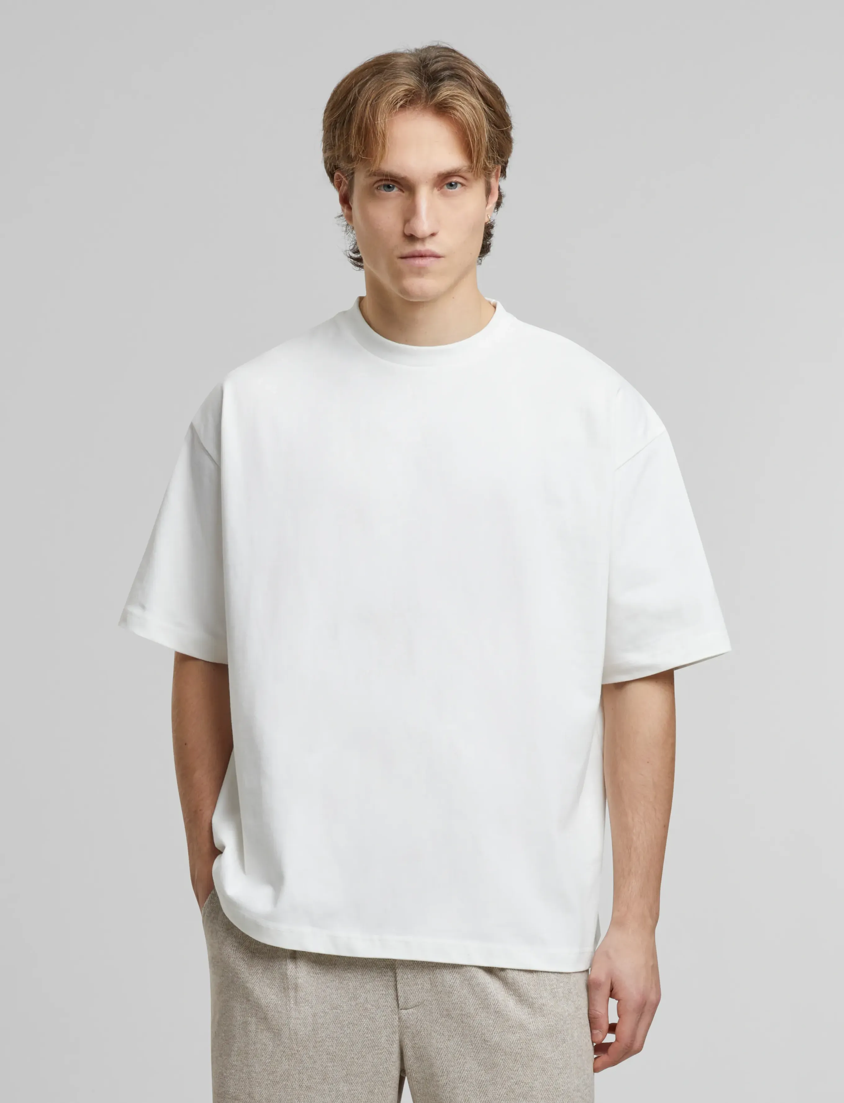 Prohibited Oversized Tee, Mænd, Oversize T-shirt, Hvid, Str: XXL