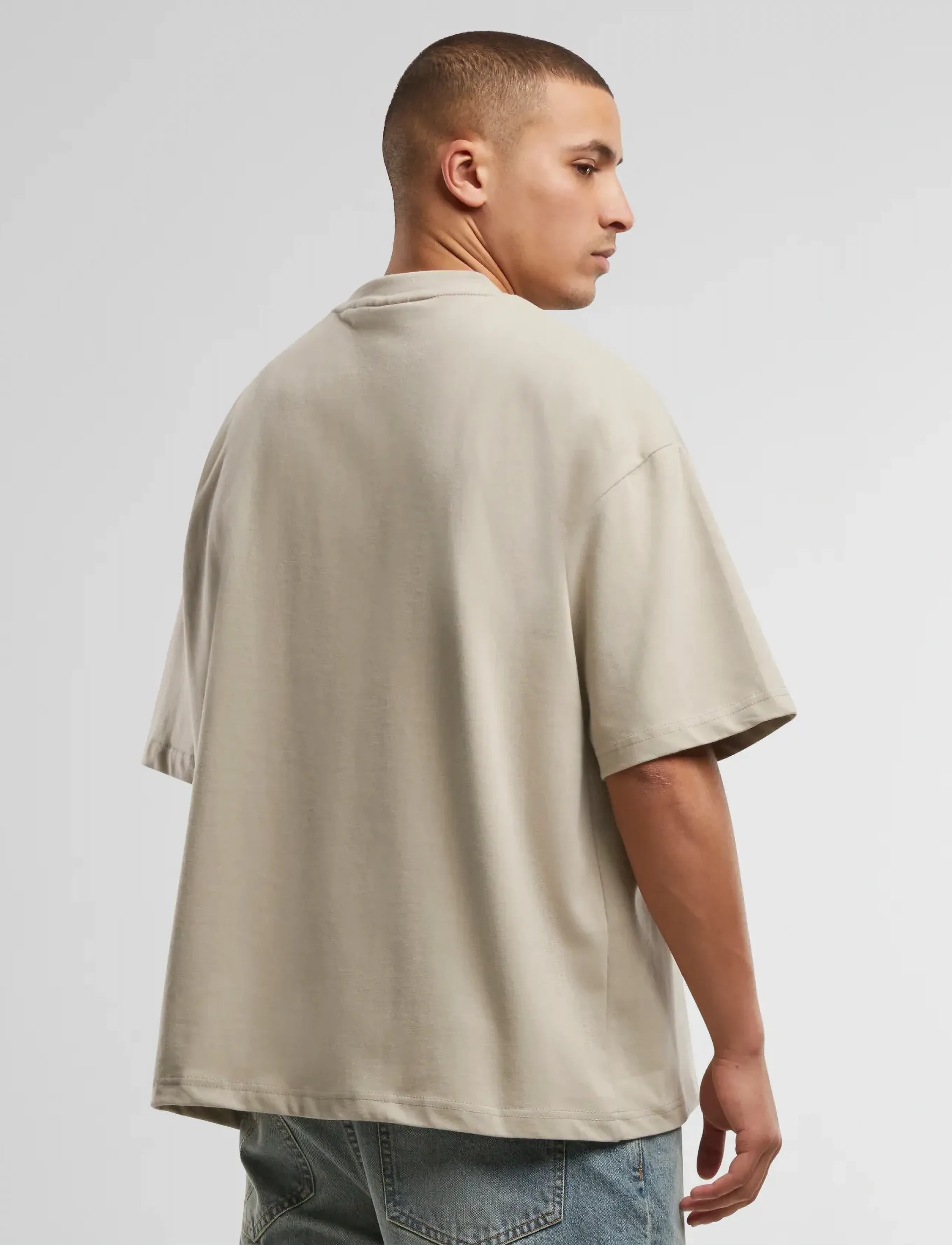 Prohibited - Oversized Tee - kortärmade t-shirts - sand - 1