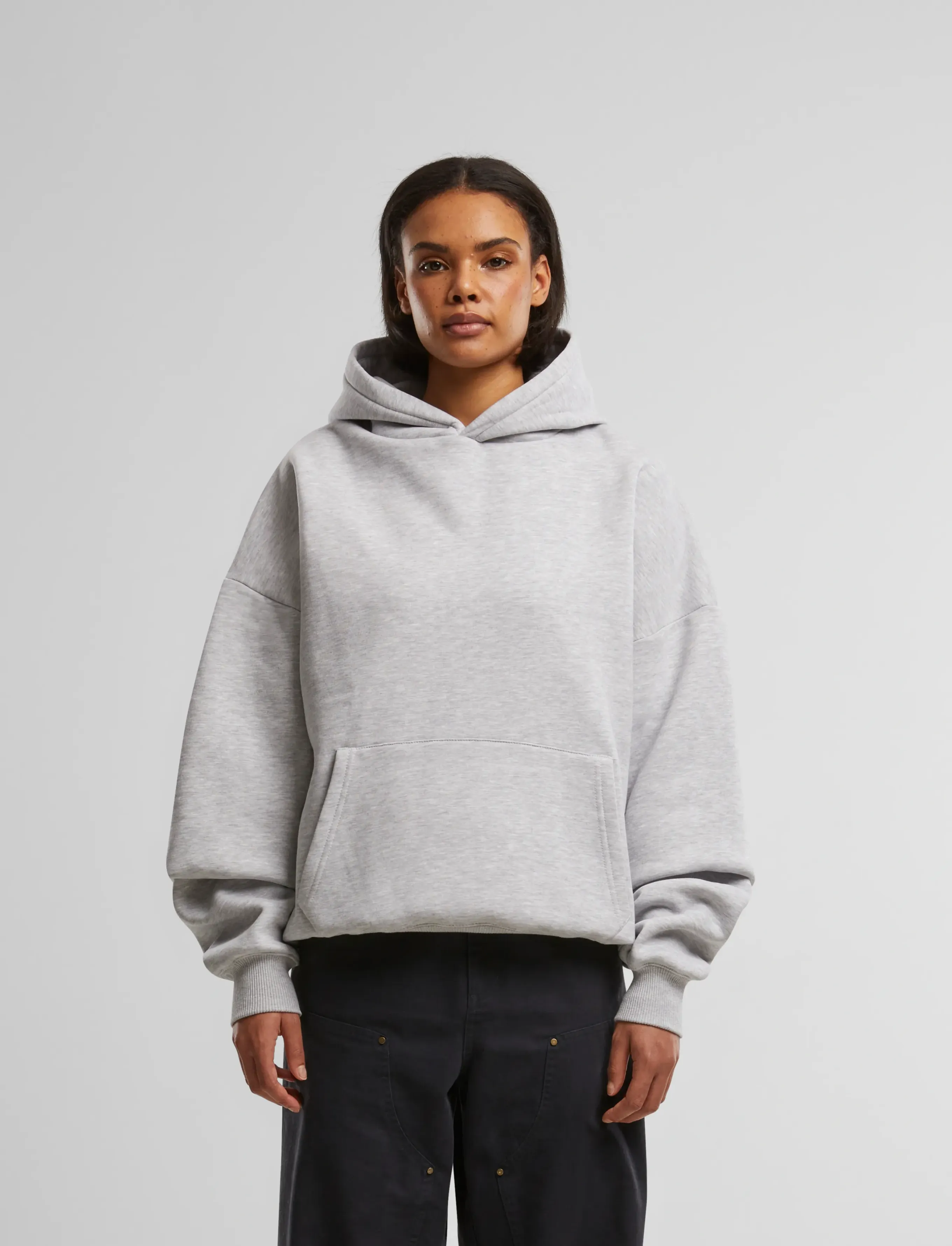 Prohibited - Oversized Hoodie - hoodies - grey melange - 5