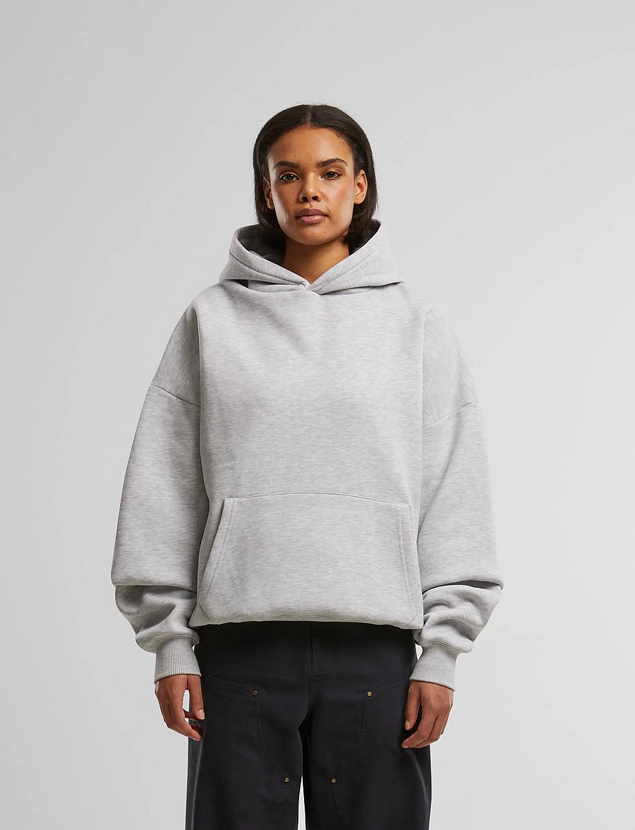 Prohibited - Oversized Hoodie - hoodies - grey melange - 5