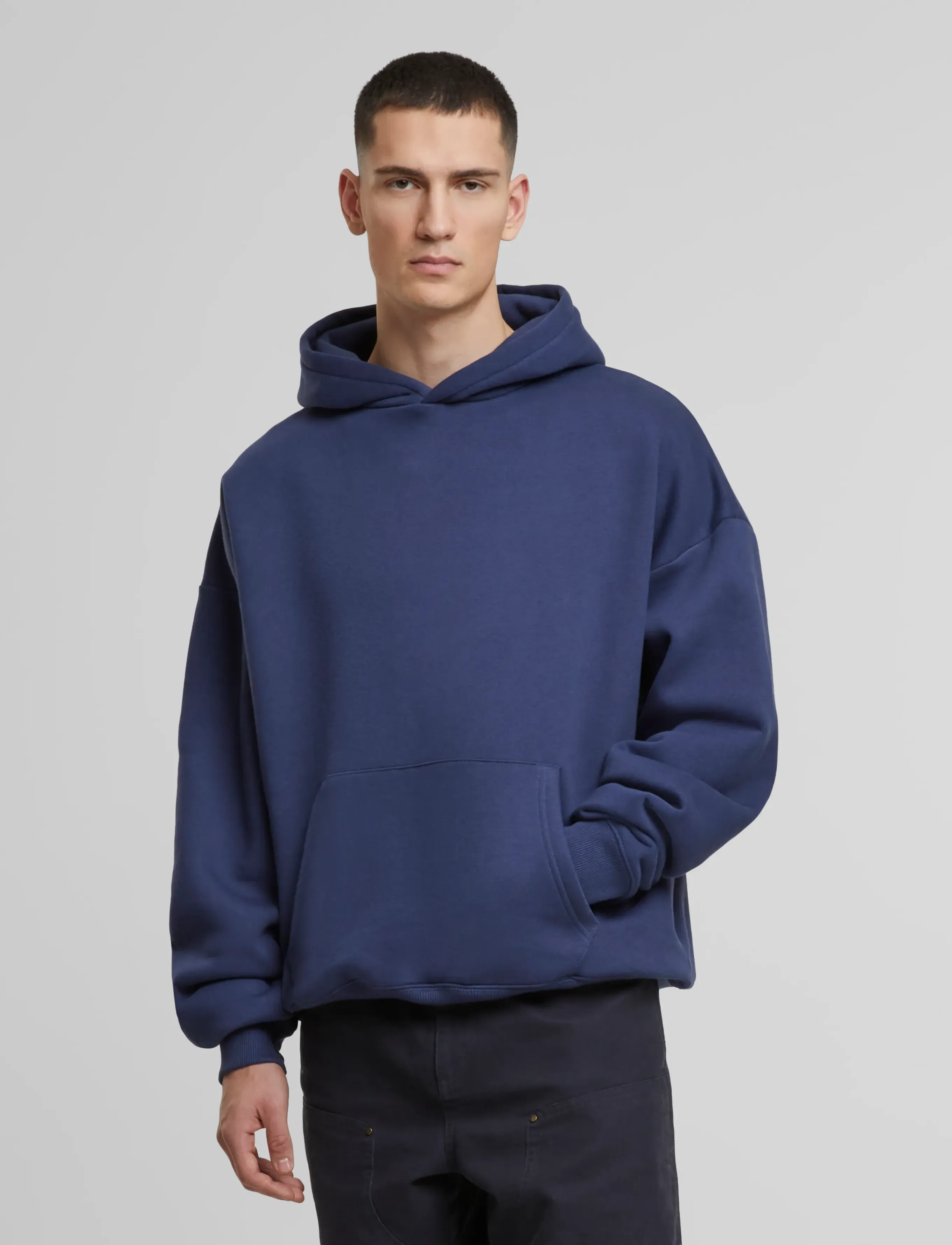 Prohibited - Oversized Hoodie - hoodies - navy - 3