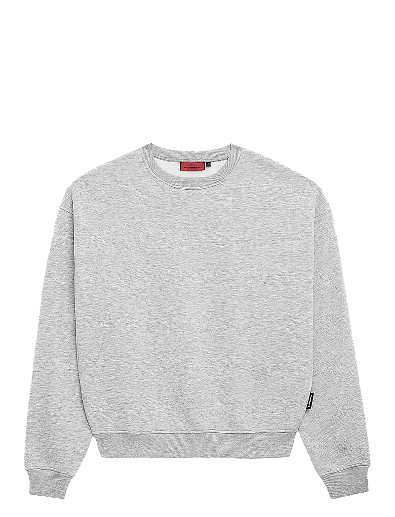 Prohibited - Oversized Crew Neck - alltags-style - grey melange - 1