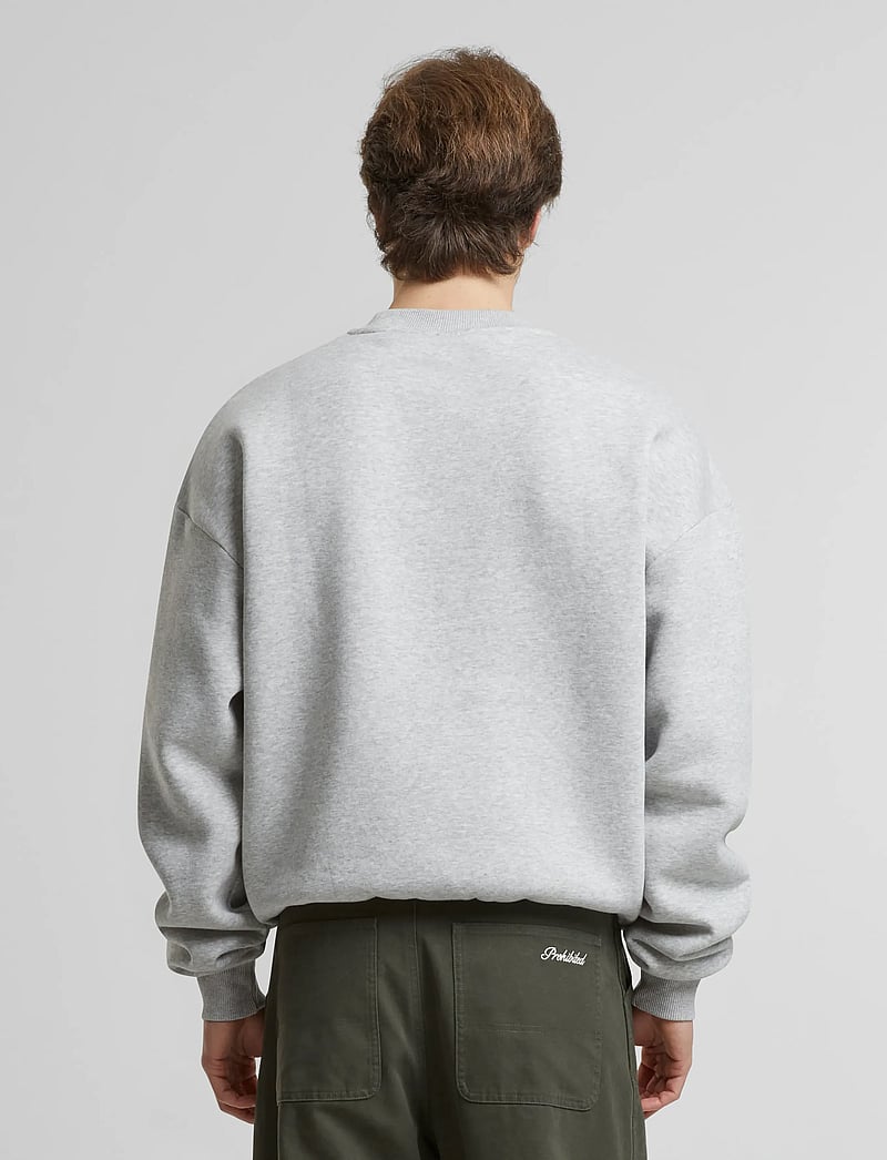 Prohibited - Oversized Crew Neck - alltags-style - grey melange - 2