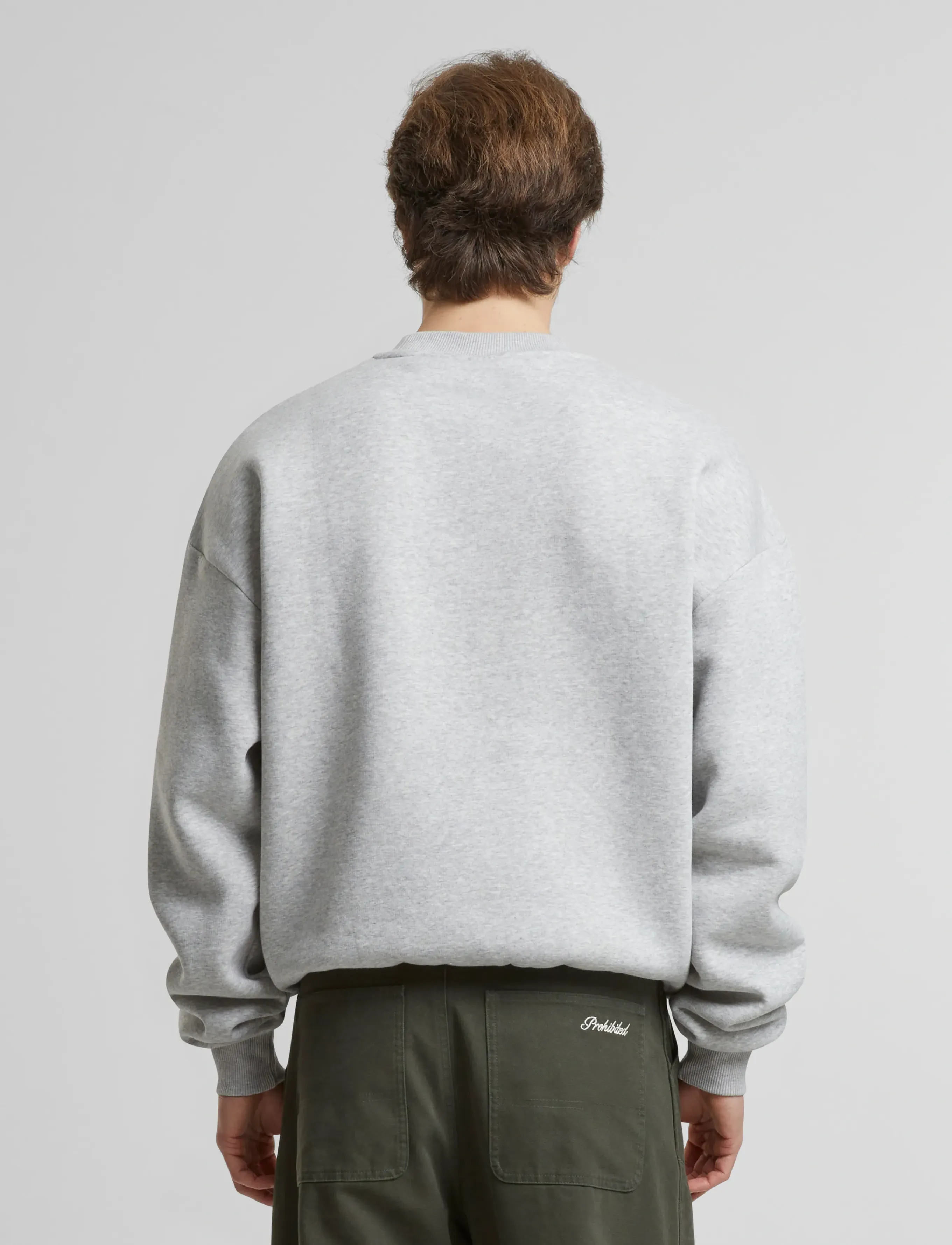 Prohibited - Oversized Crew Neck - laveste priser - grey melange - 2