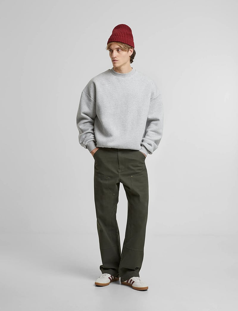 Prohibited - Oversized Crew Neck - alltags-style - grey melange - 4