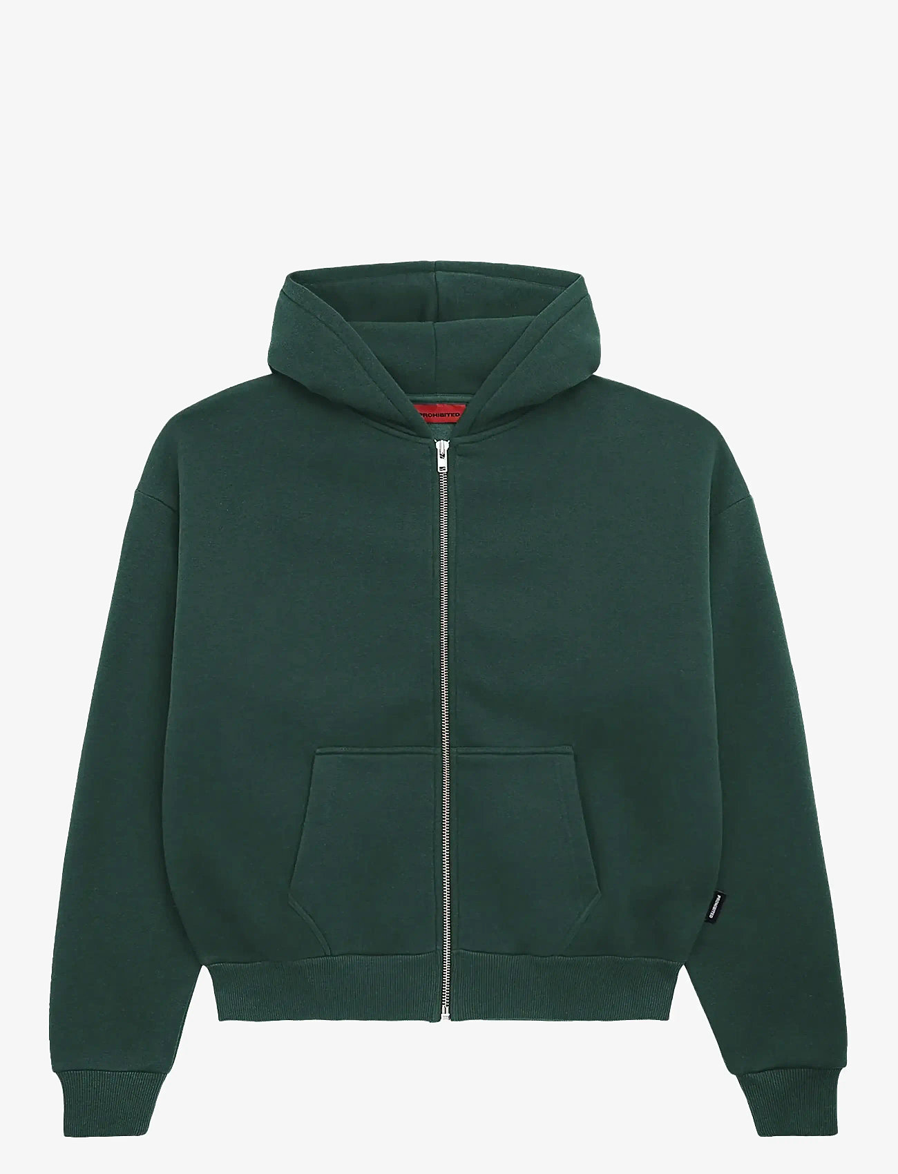 Prohibited - Oversized Zip-Hoodie - hoodies - british racing green - 1