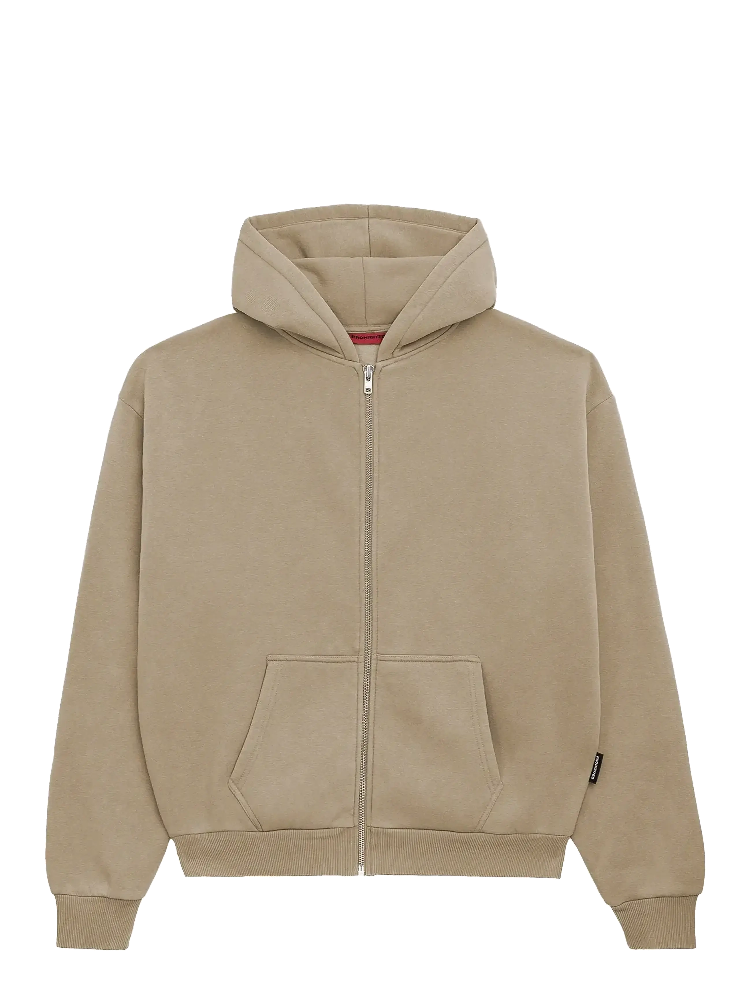 Oversized Zip-Hoodie - SAND