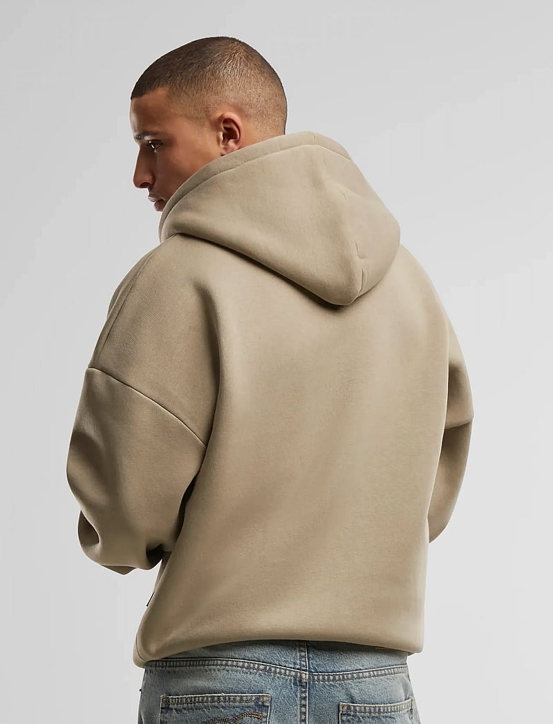 Prohibited - Oversized Zip-Hoodie - hoodies - sand - 2