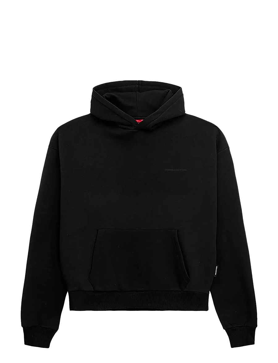 Prohibited - 10119 Hoodie - kapuutsiga dressipluusid - black - 1