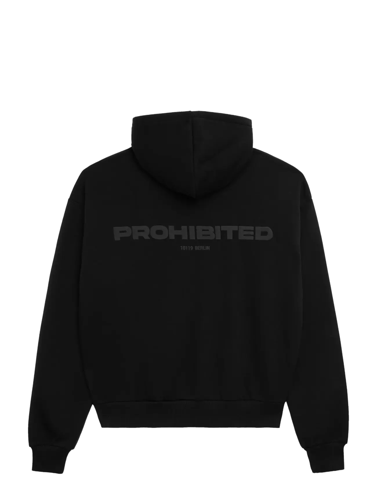 Prohibited - 10119 Hoodie - kapuutsiga dressipluusid - black - 2