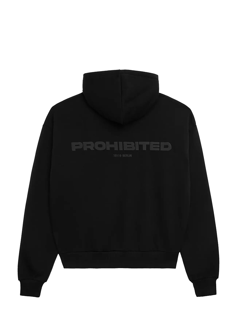 Prohibited - 10119 Hoodie - kapuutsiga dressipluusid - black - 2