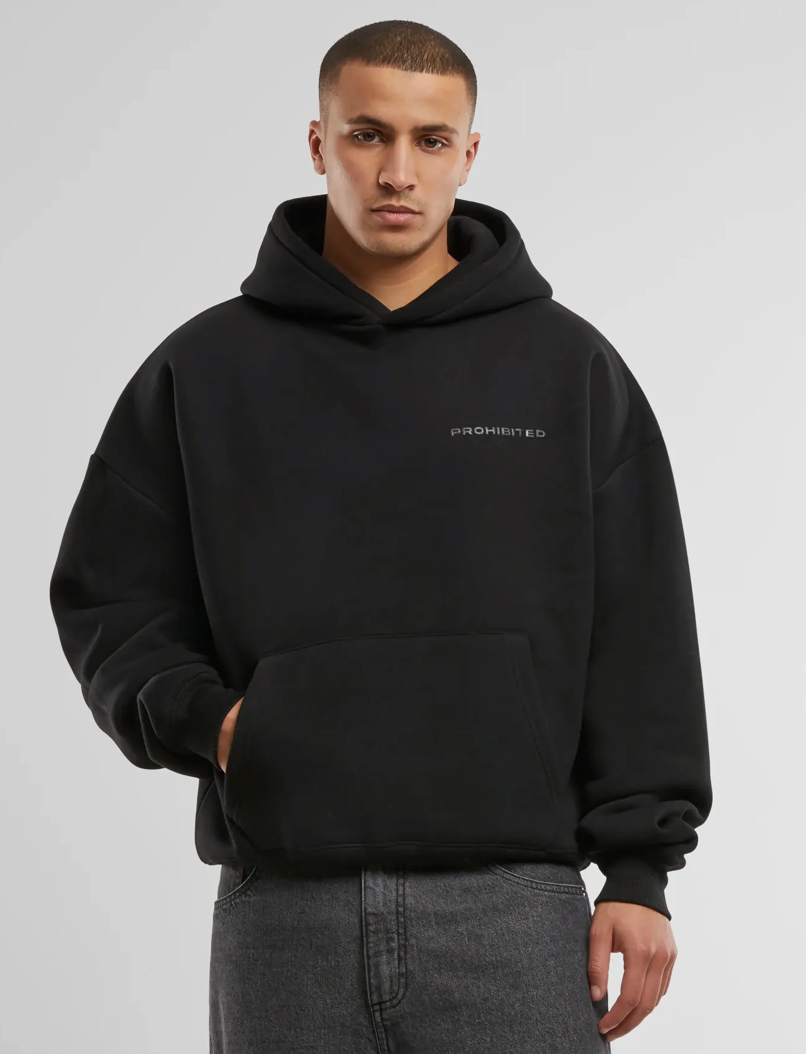 Prohibited 10119 Hoodie - Kapuzenpullover - BLACK / black