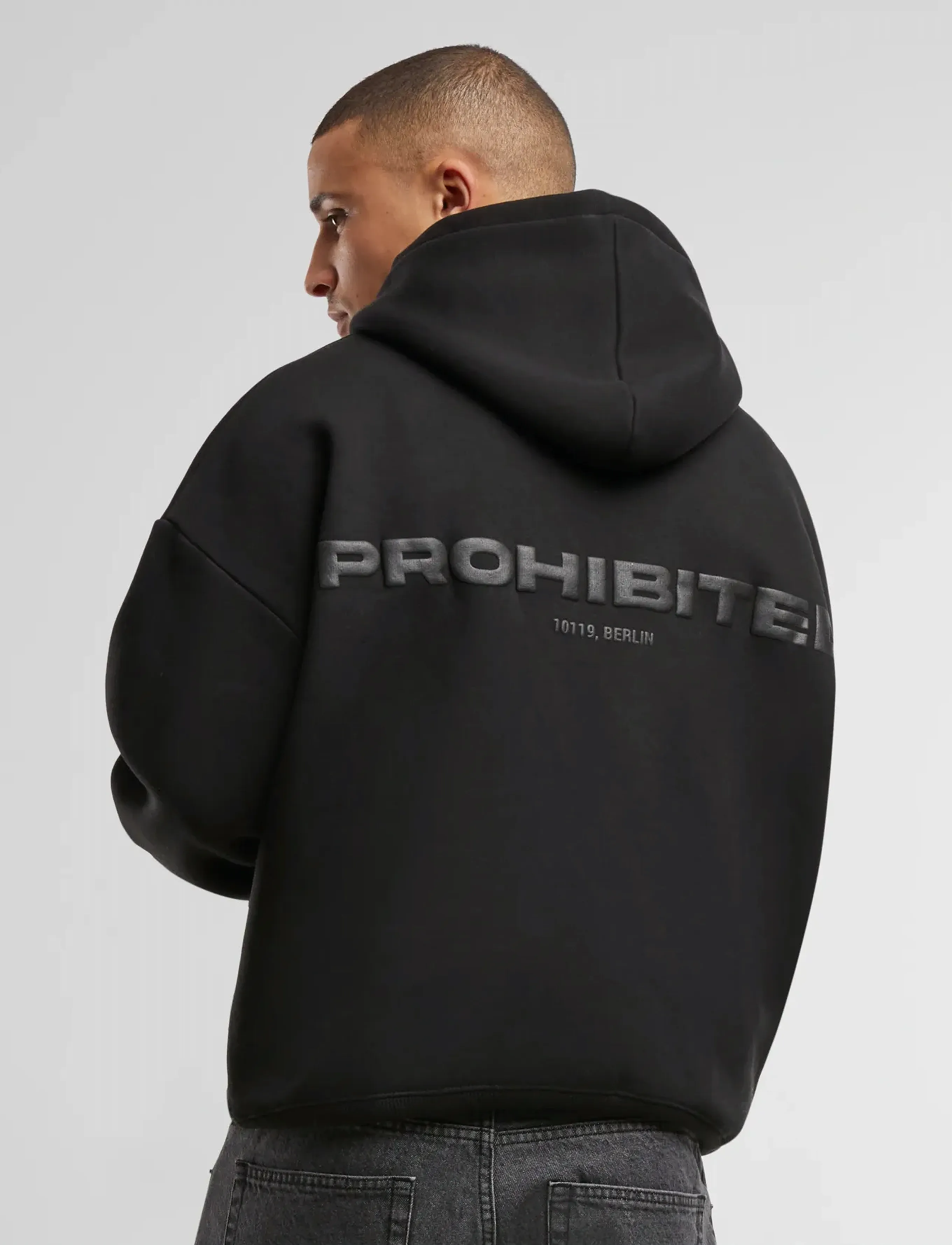 Prohibited - 10119 Hoodie - kapuutsiga dressipluusid - black - 3
