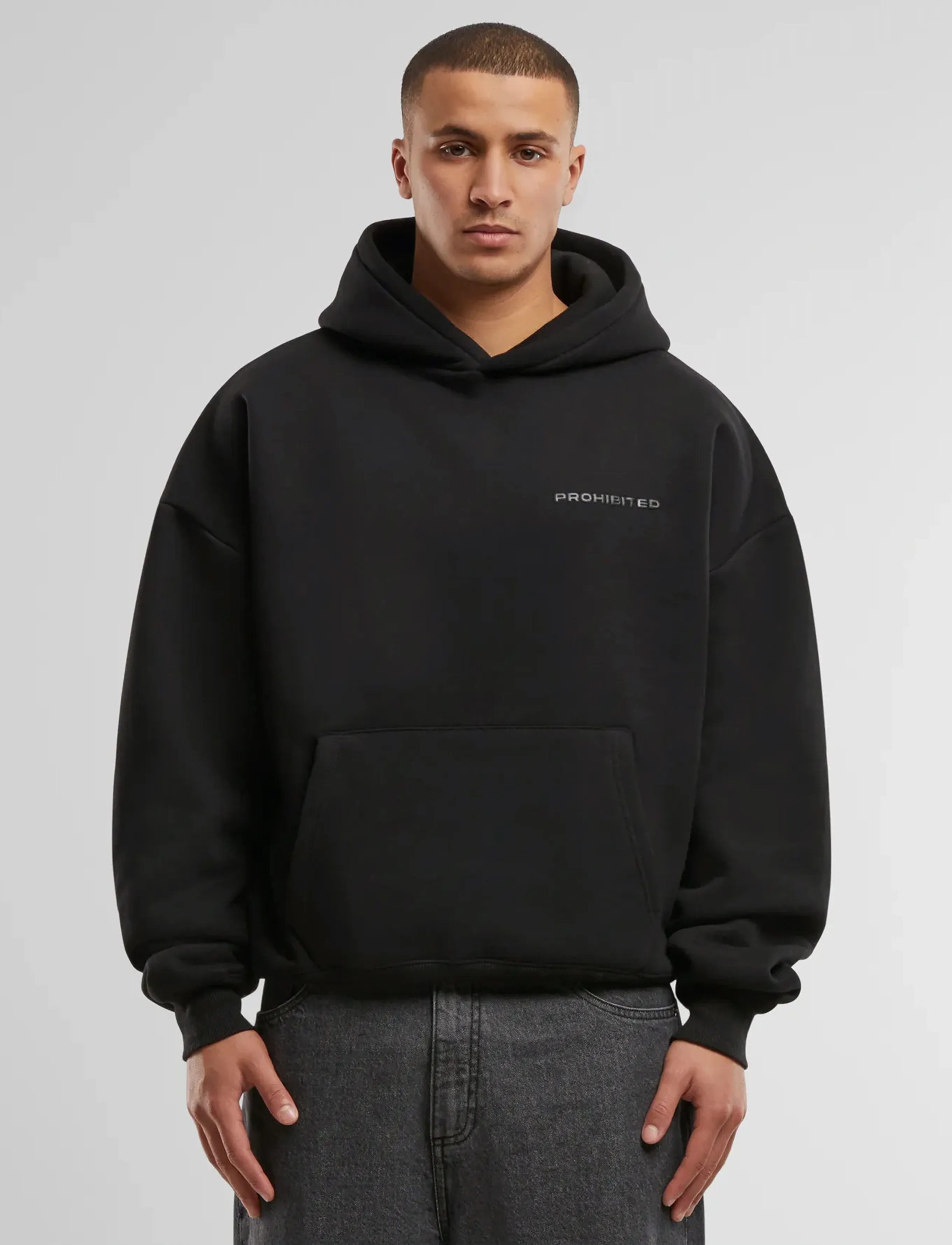 Prohibited - 10119 Hoodie - kapuutsiga dressipluusid - black - 4