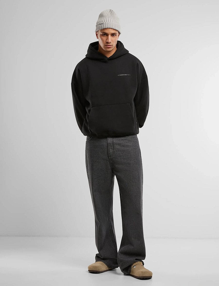 Prohibited - 10119 Hoodie - kapuutsiga dressipluusid - black - 5