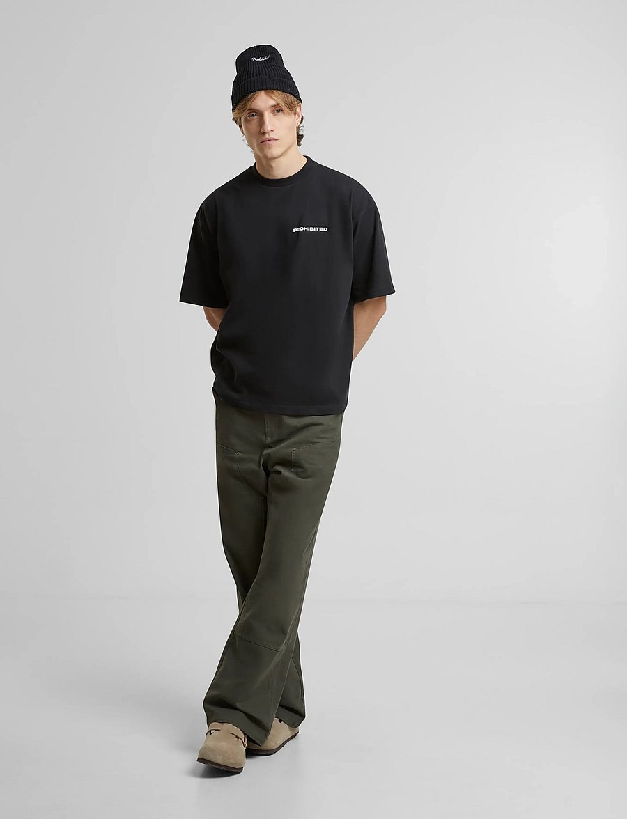 Prohibited - 10119 Tee - t-shirts à manches courtes - black - 5