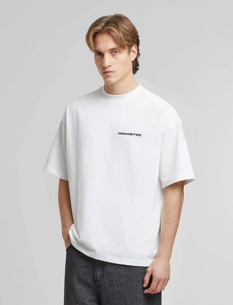 Prohibited - 10119 Tee - kortærmede t-shirts - off-white - 0
