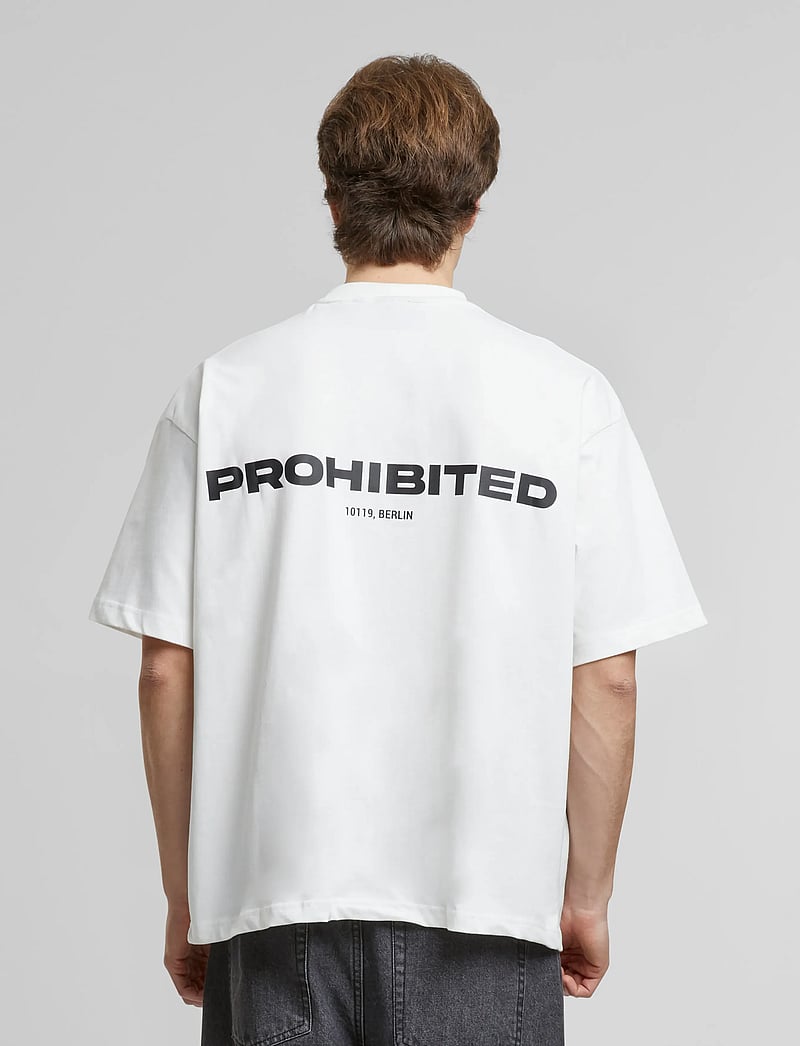 Prohibited - 10119 Tee - kortærmede t-shirts - off-white - 2