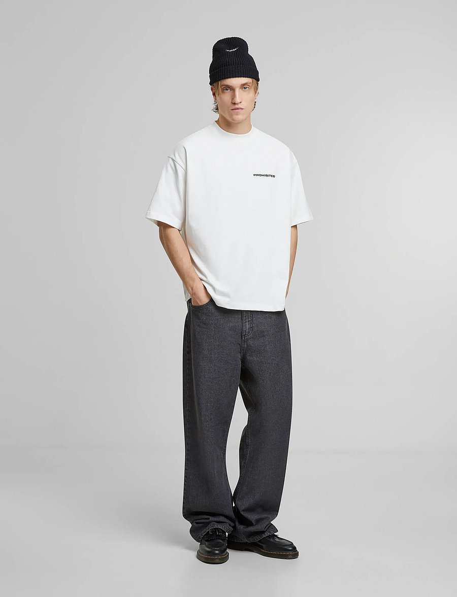 Prohibited - 10119 Tee - kurzärmelig - off-white - 4