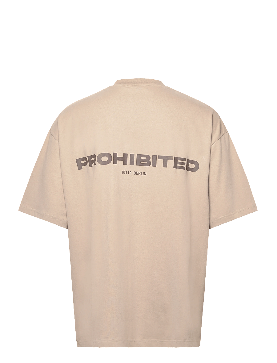 Prohibited - 10119 Tee - kortærmede t-shirts - sand - 2
