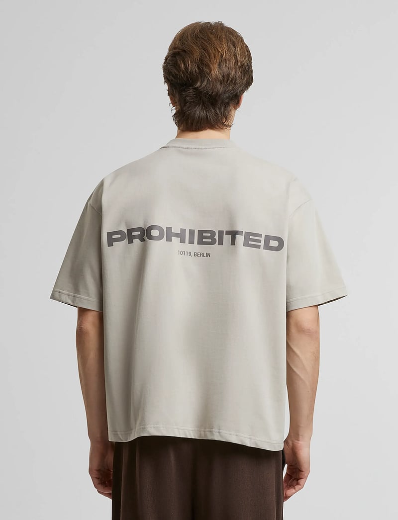 Prohibited - 10119 Tee - kortærmede t-shirts - sand - 3