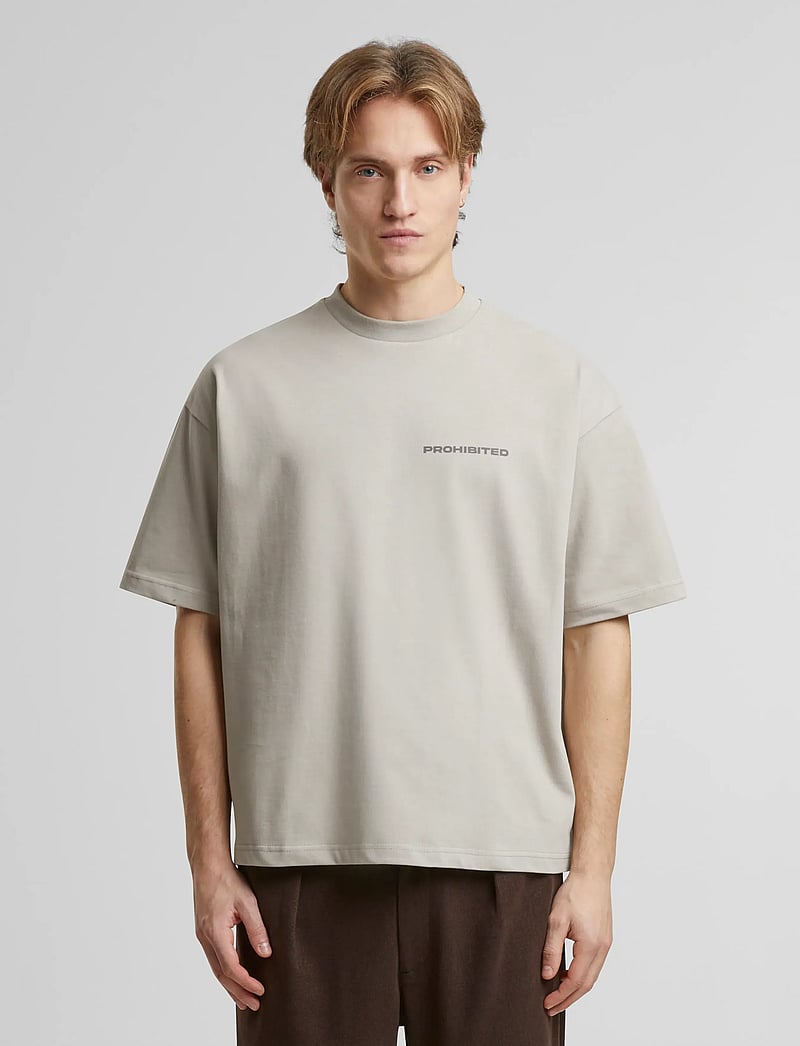 Prohibited - 10119 Tee - kortærmede t-shirts - sand - 4