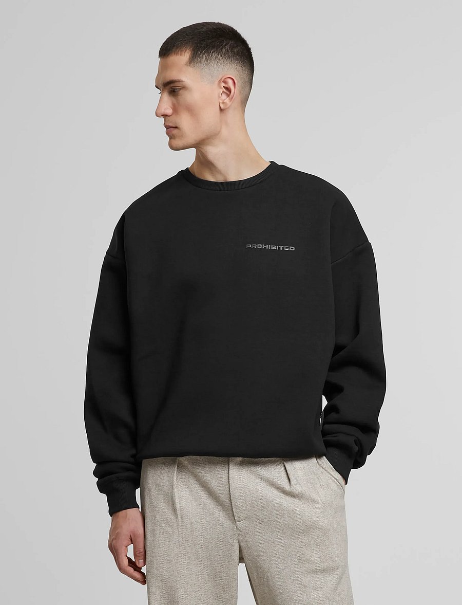 Prohibited - 10119 Crew Neck - black - 3