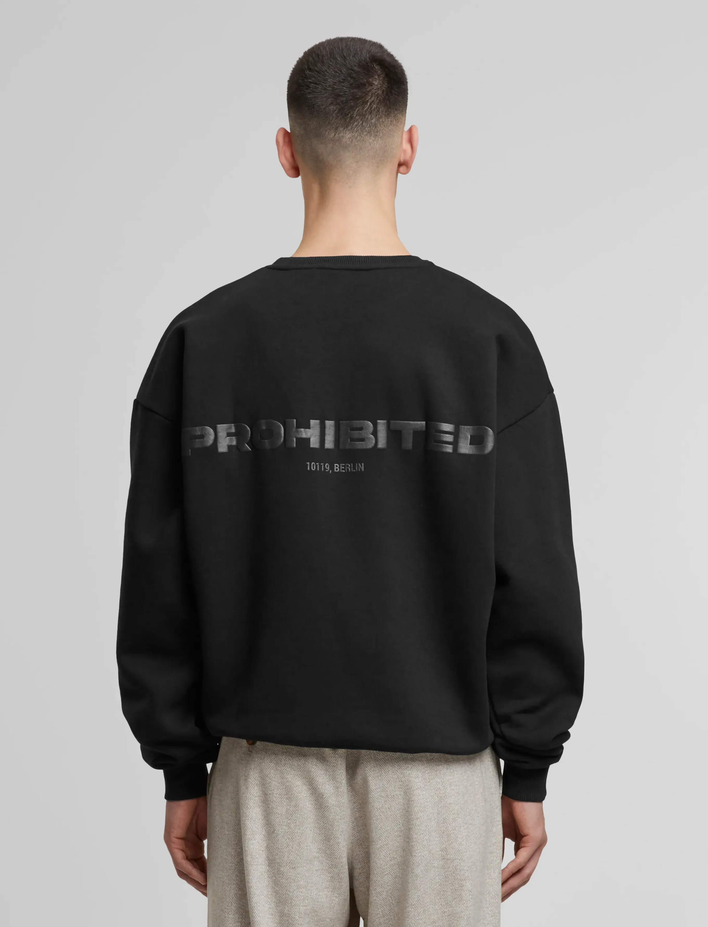 Prohibited - 10119 Crew Neck - black - 5