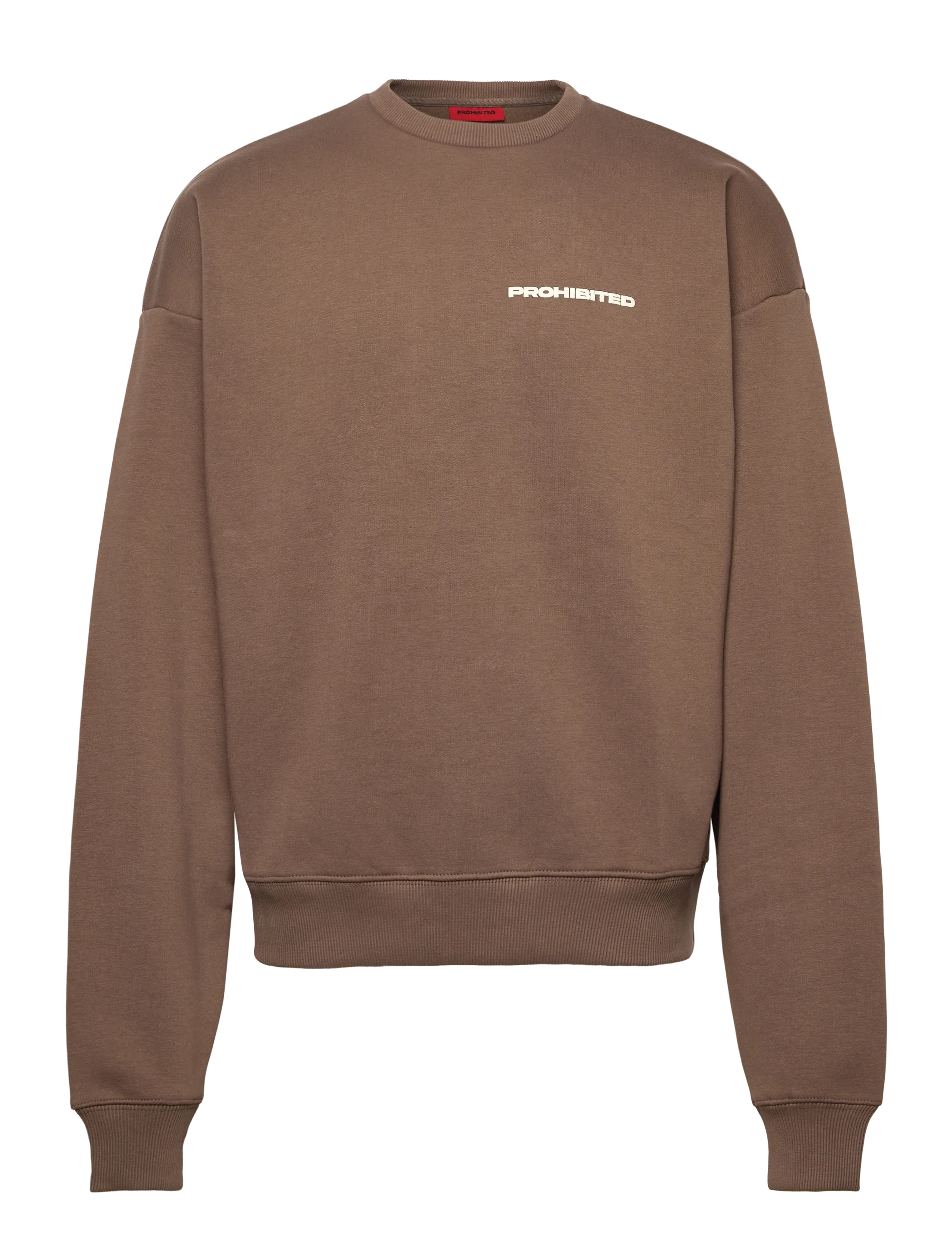 Prohibited 10119 Crew Neck - Sweatshirts - MOKKA / brown