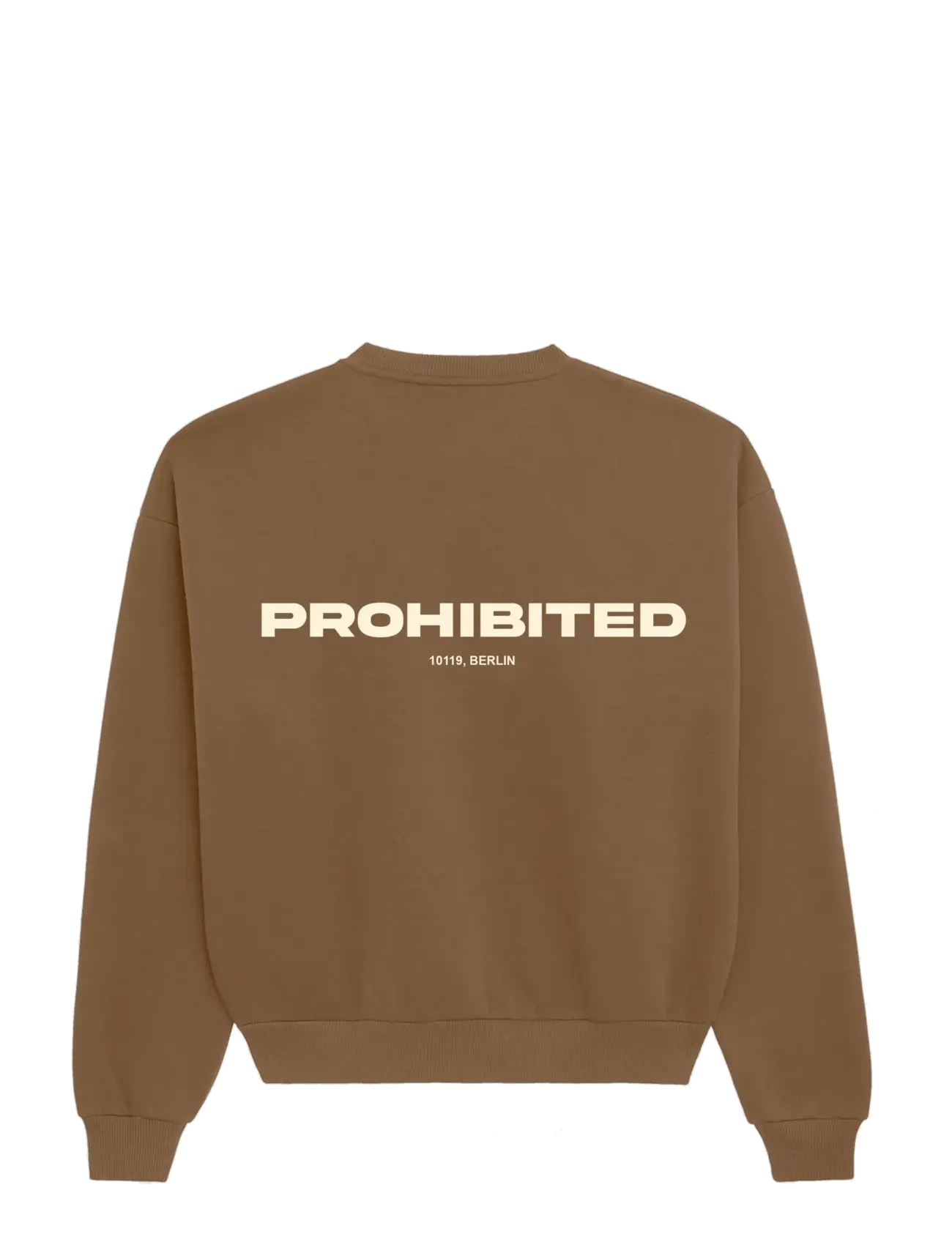 Prohibited - 10119 Crew Neck - födelsedagspresenter - mokka - 2
