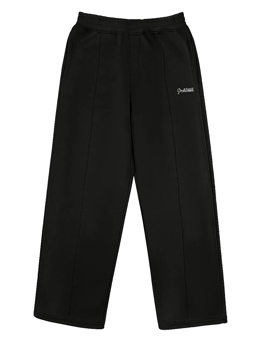 Prohibited - Loose Sweatpants - alltags-style - black - 1