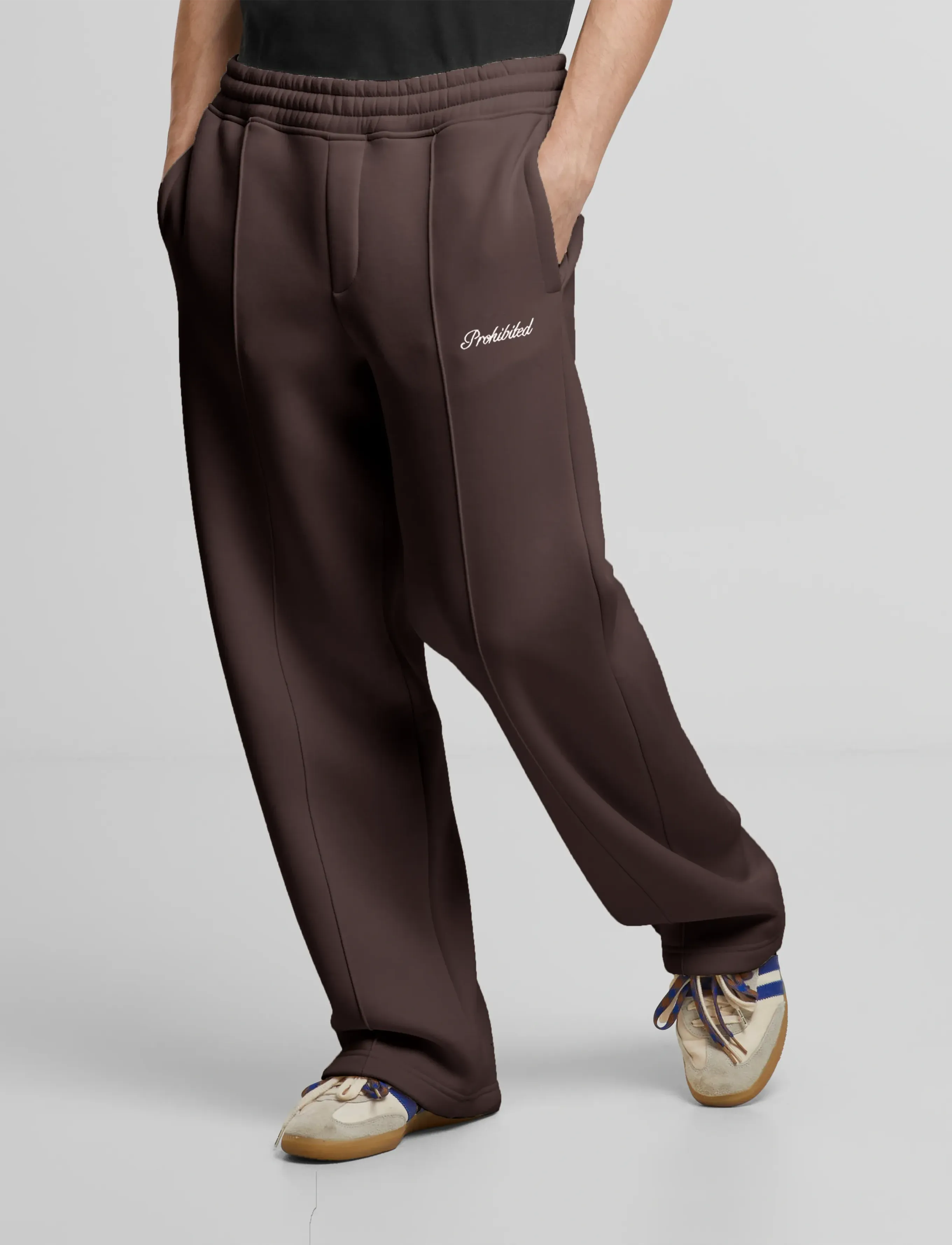 Prohibited Loose Sweatpants, Mænd, Løse Sweatpants, Brun, Str: XS