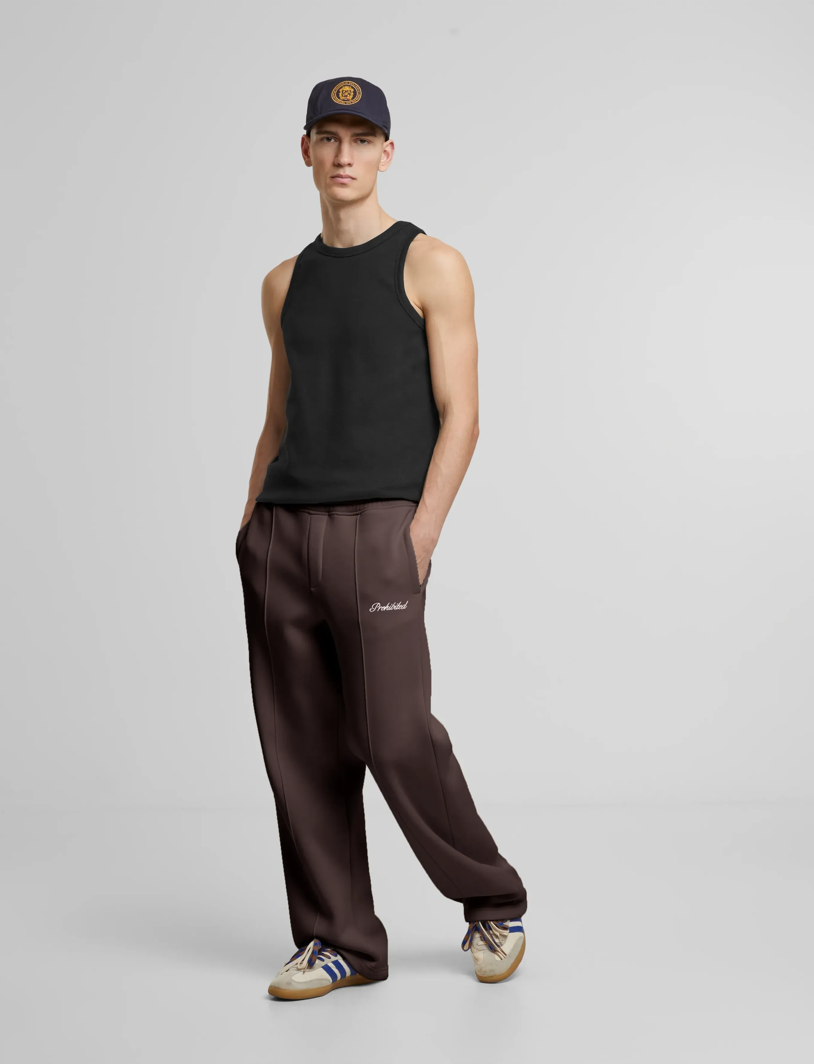 Prohibited - Loose Sweatpants - die niedrigsten preise - brown - 4