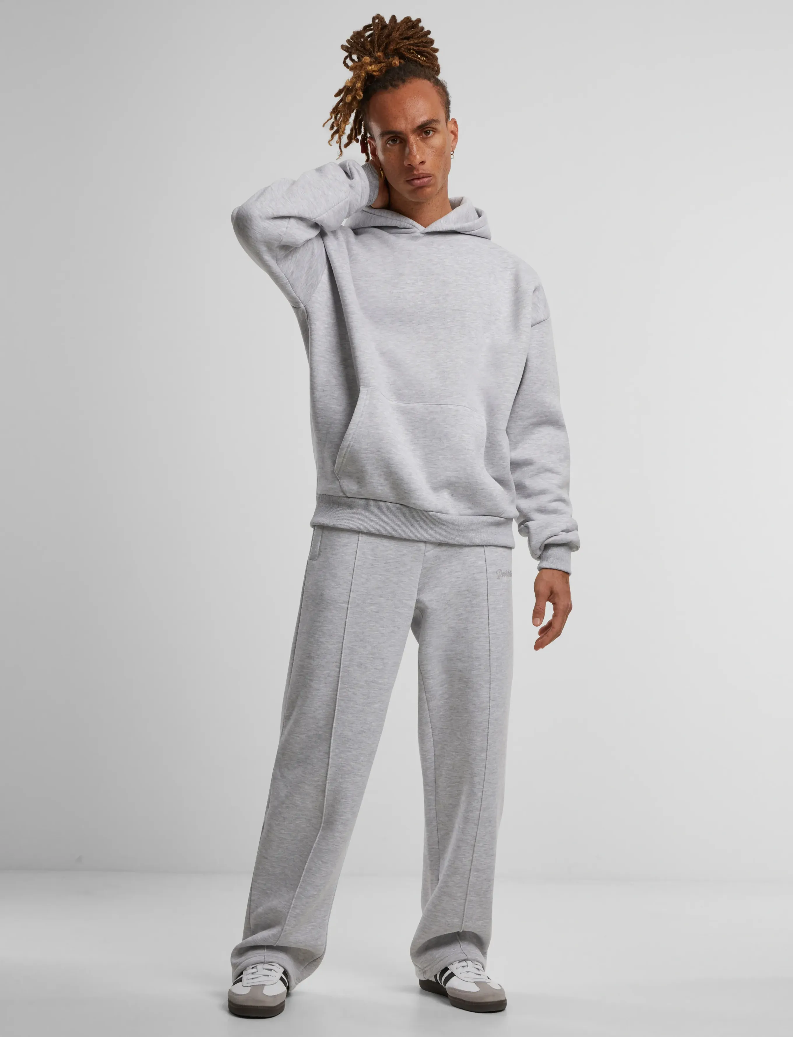 Prohibited Loose Sweatpants - Götutíska - GREY MELANGE / grey