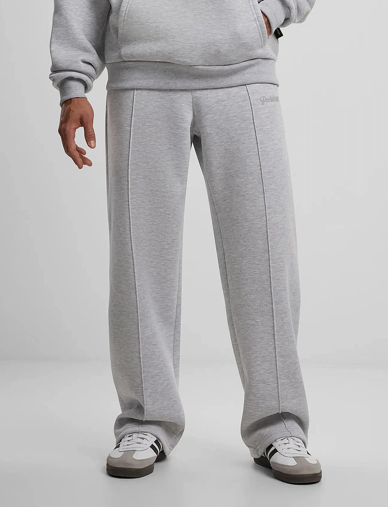 Prohibited - Loose Sweatpants - alltags-style - grey melange - 2