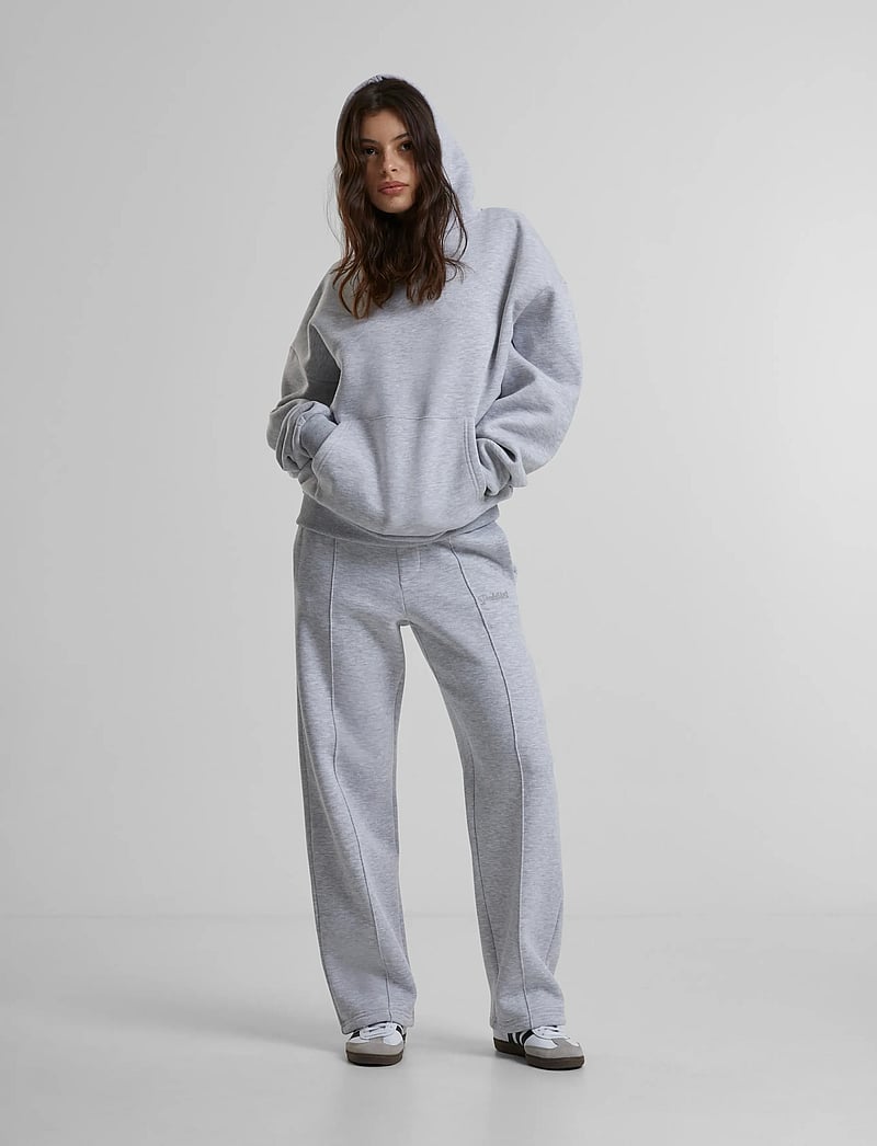 Prohibited - Loose Sweatpants - alltags-style - grey melange - 4