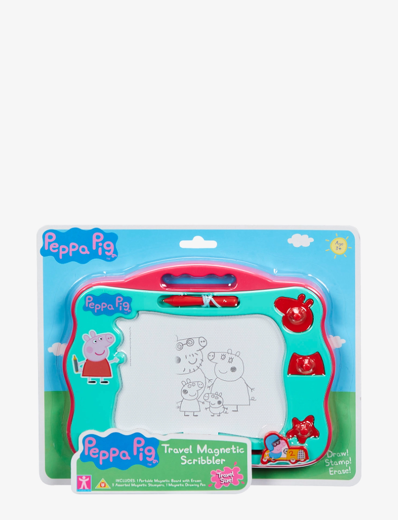 Greta gris PEPPA ACTIVITY TRAVEL MAGNETIC SCRIBBLER - 4 for 3 - MULTI COLOUR / multi