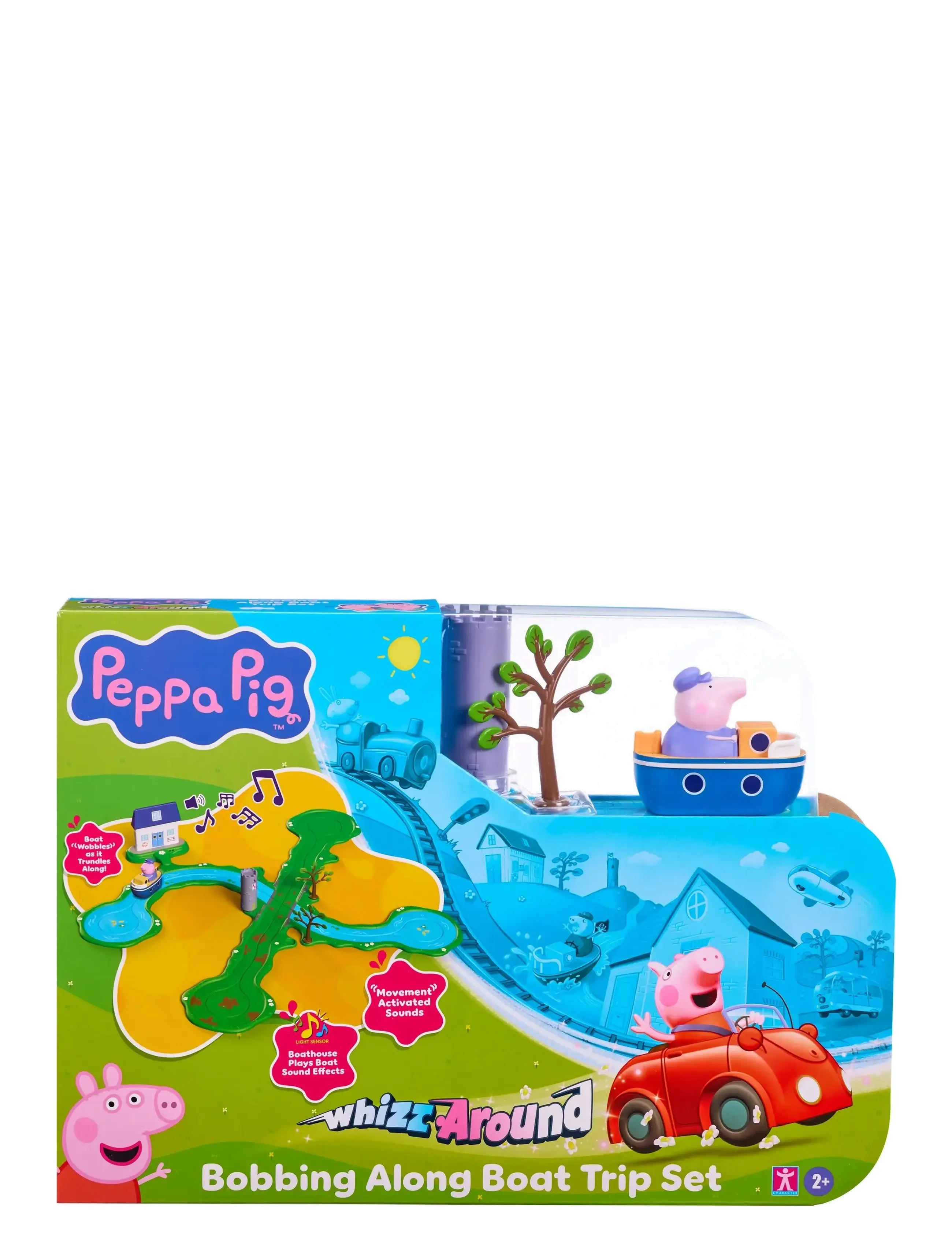 Greta gris - PEPPA WHIZZ AROUND BOBBING ALONG BOAT TRIP - lekset - multi colour - 1