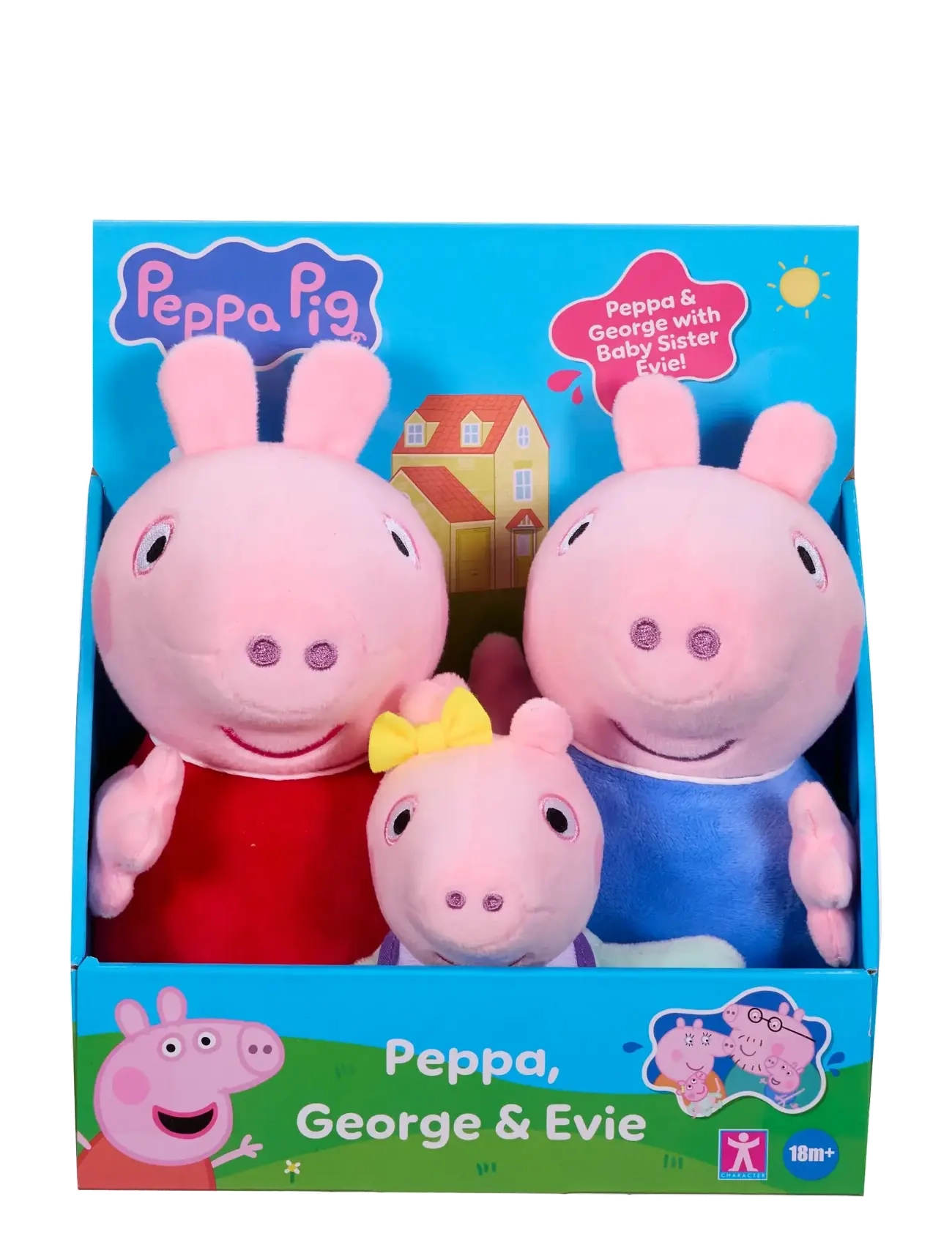 Greta gris PEPPA PLUSH 3PK - Leksakssets & Figurer - MULTI COLOUR / pink/rose