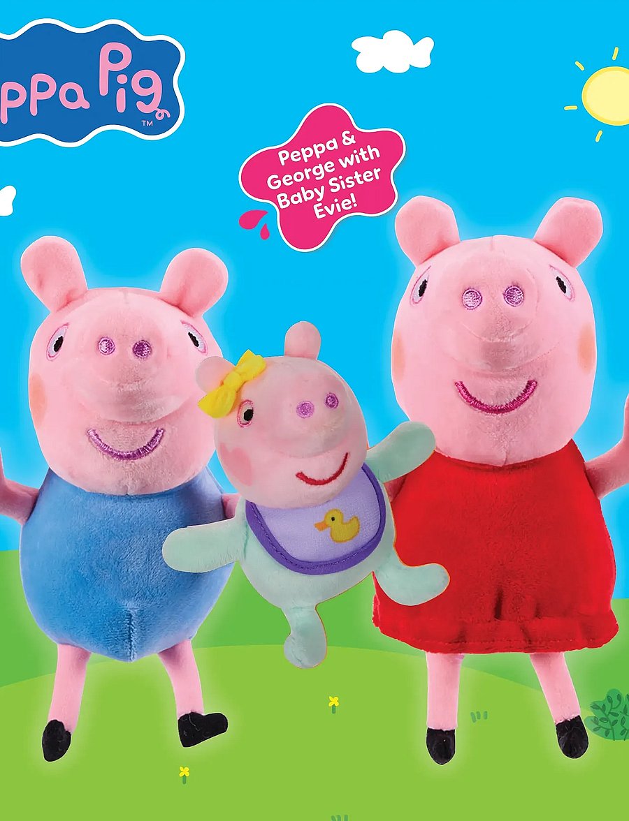 Gurli Gris - PEPPA PLUSH 3PK - film- & eventyrsfigurer - multi colour - 0