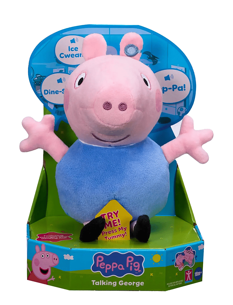 Greta gris - PEPPA PLUSH 20 CM TALKING GEORGE - speldosor - multi colour - 1