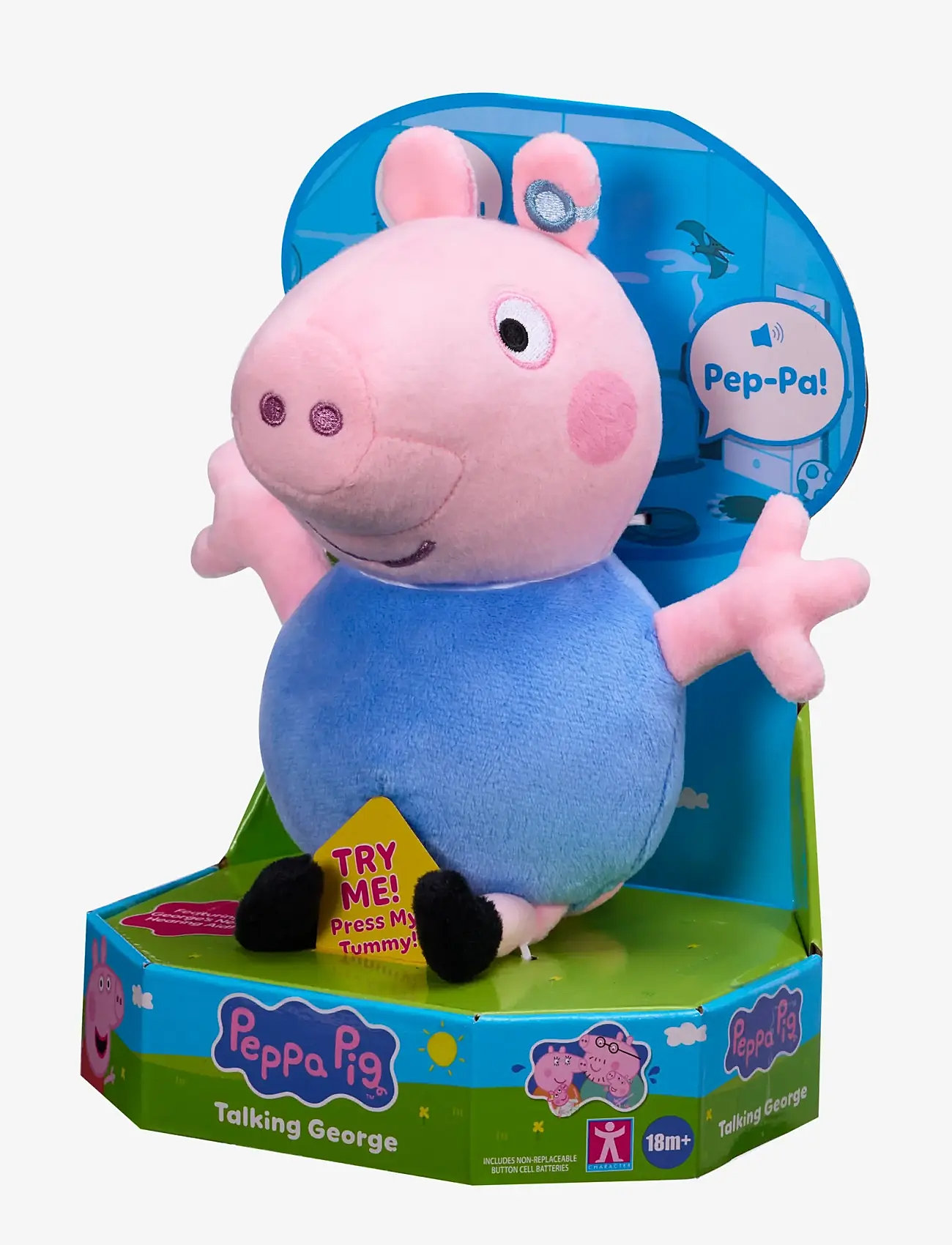 Greta gris - PEPPA PLUSH 20 CM TALKING GEORGE - speldosor - multi colour - 2