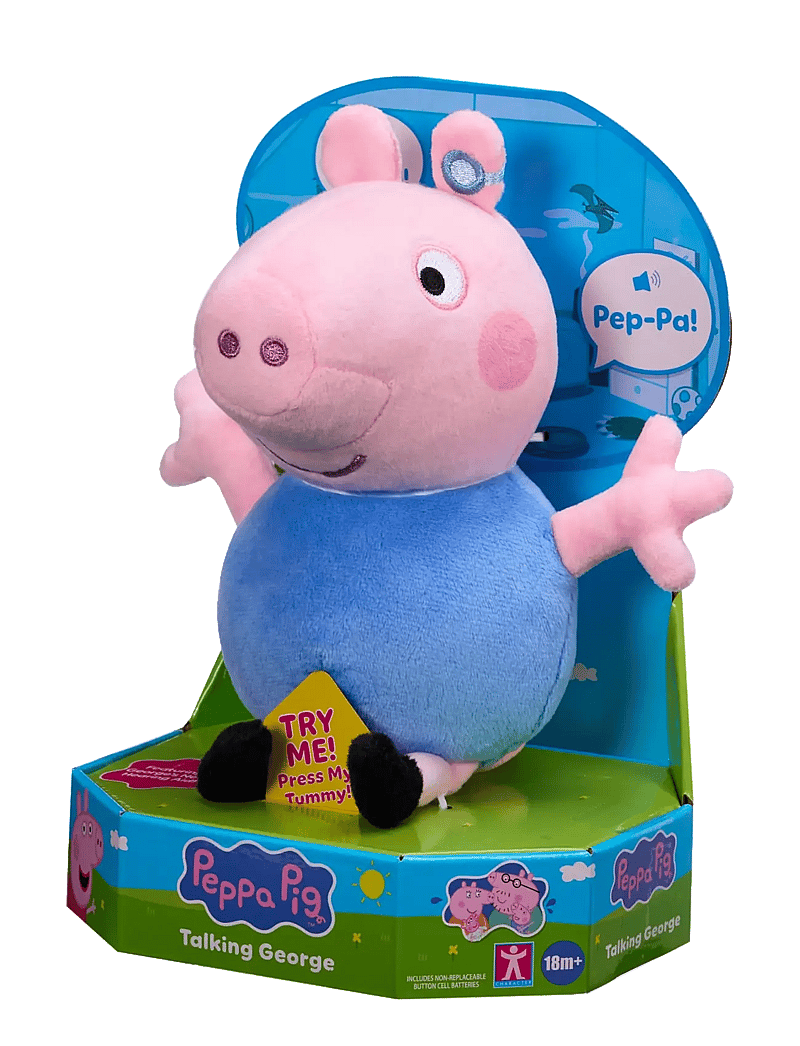 Greta gris - PEPPA PLUSH 20 CM TALKING GEORGE - speldosor - multi colour - 2