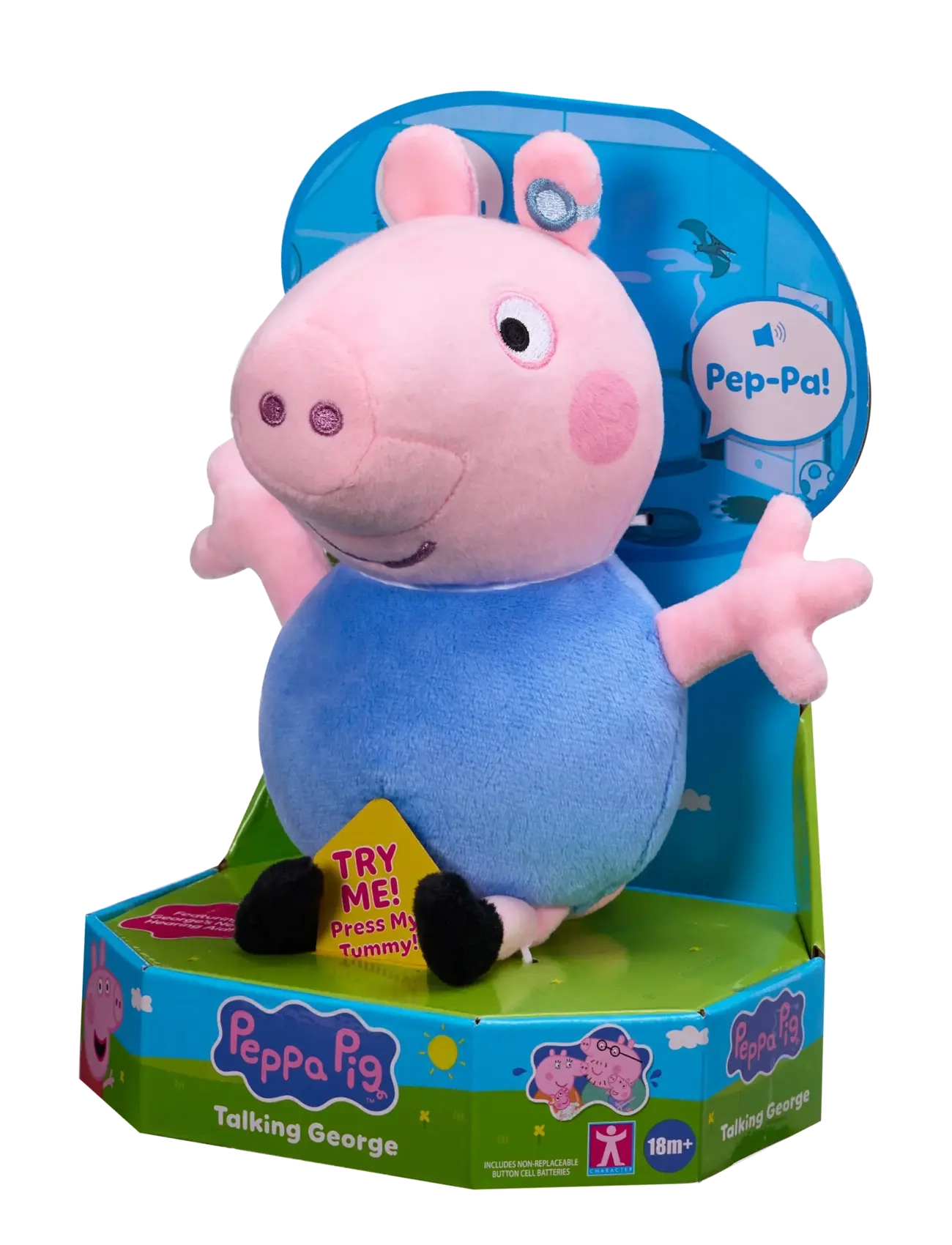 Greta gris - PEPPA PLUSH 20 CM TALKING GEORGE - speldosor - multi colour - 2