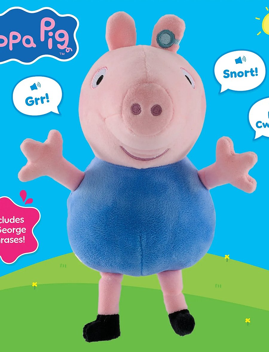 Greta gris - PEPPA PLUSH 20 CM TALKING GEORGE - speldosor - multi colour - 0