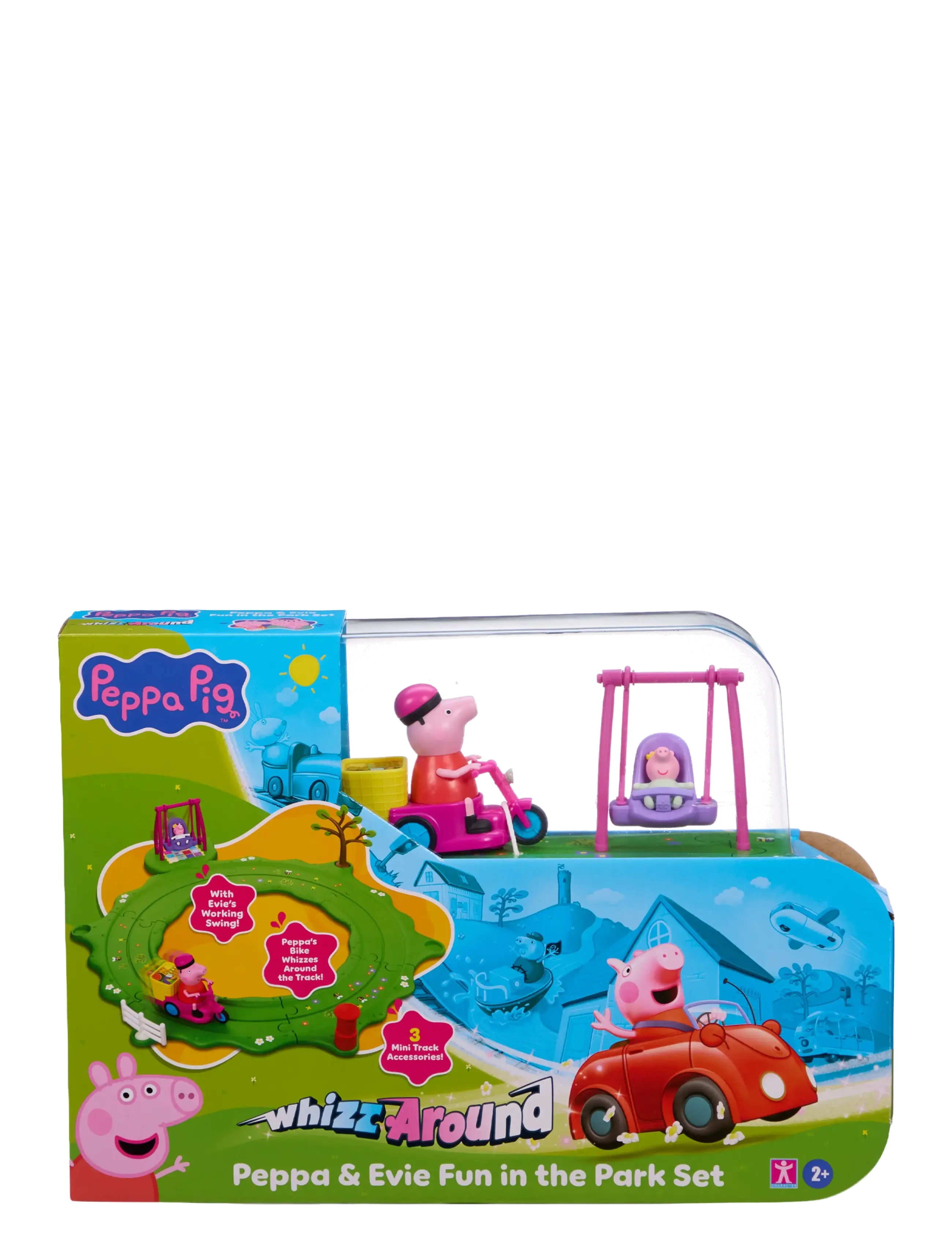 Greta gris PEPPA WHIZZ AROUND SWING & SWAY EVIE - Leksaksfordon & Bilar - MULTI COLOUR / multi