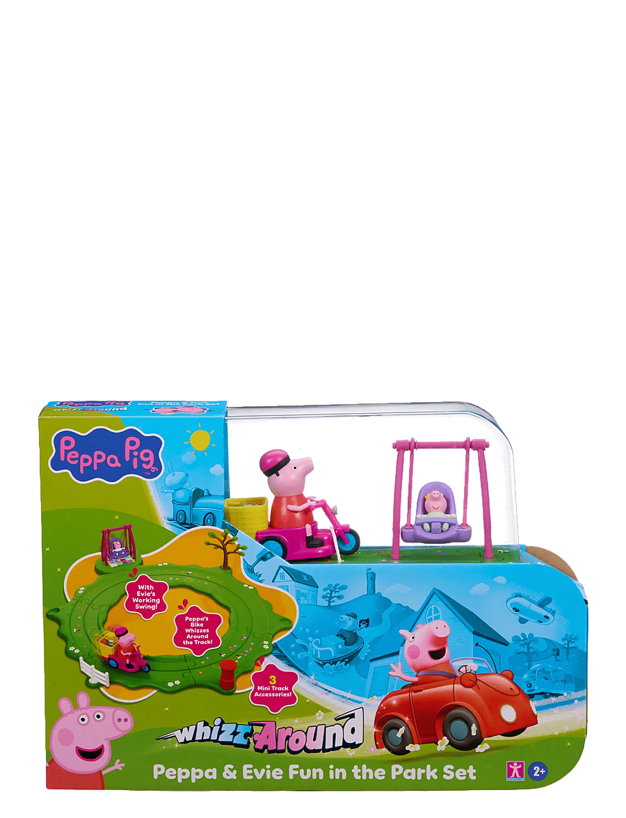Greta gris - PEPPA WHIZZ AROUND SWING & SWAY EVIE - leksaksbilar - multi colour - 1