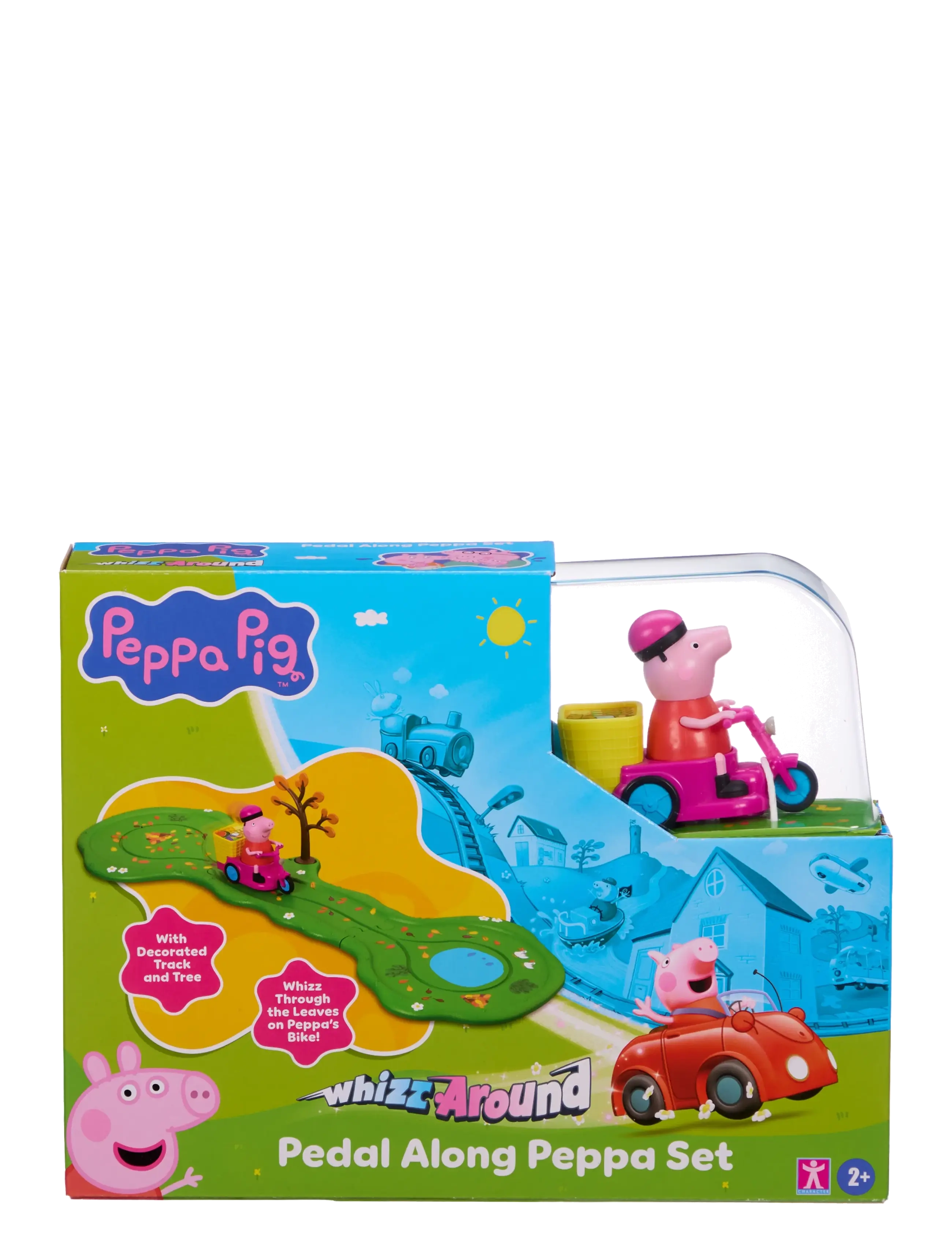 Greta gris PEPPA WHIZZ AROUND RIDING IN THE LEAVES - Leksaksbilar - MULTI COLOUR / multi