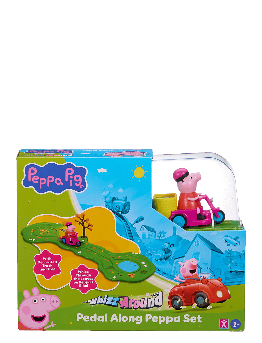 Greta gris - PEPPA WHIZZ AROUND RIDING IN THE LEAVES - leksaksbilar - multi colour - 0