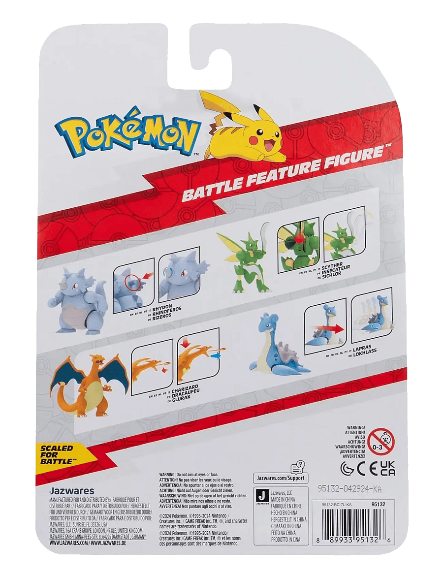 Pokemon - POKEMON BATTLE FEATURE FIGURE CHARIZARD - actionfigurer - multi colour - 1